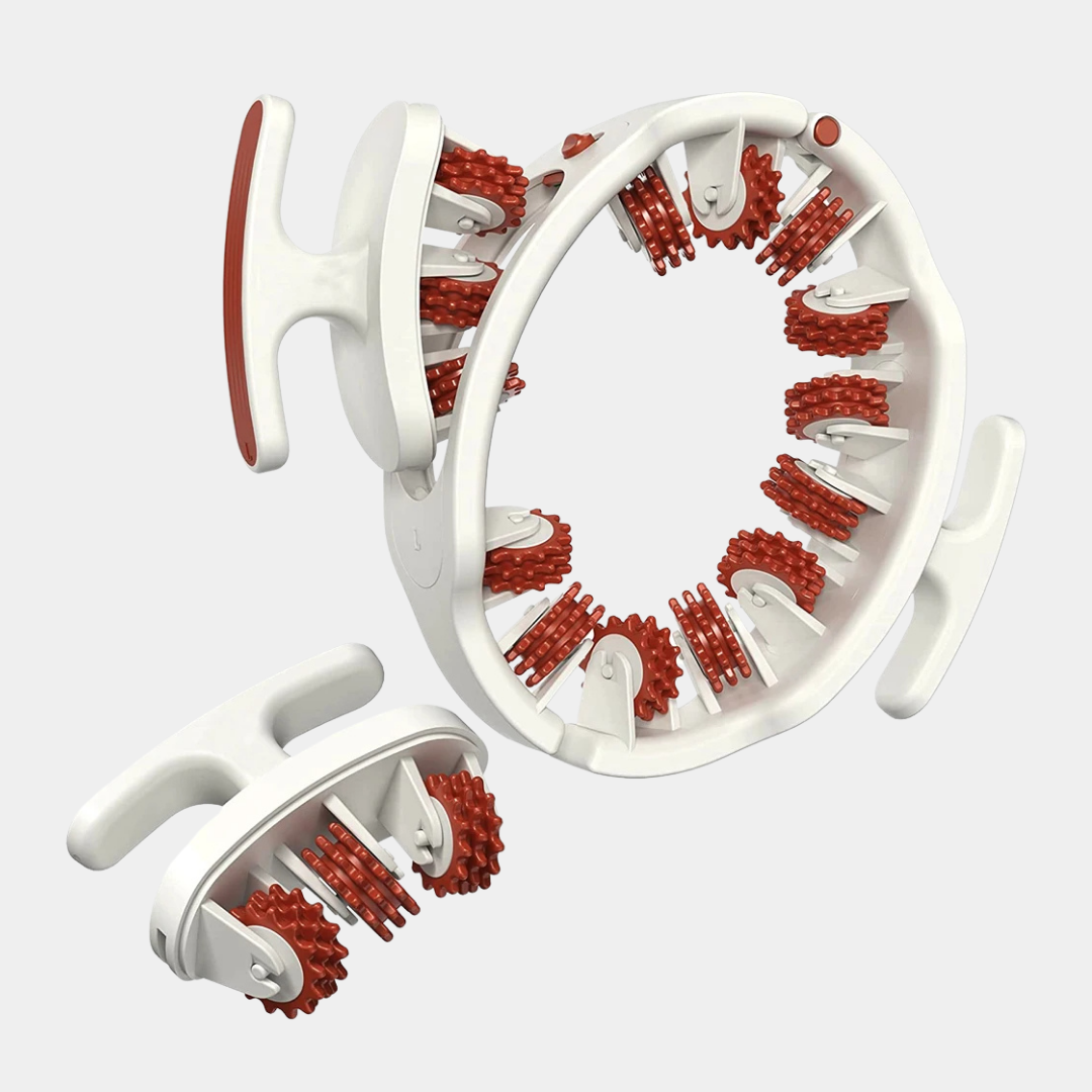 VivaRoll™ 14-Wheel Full-Body Massage Roller