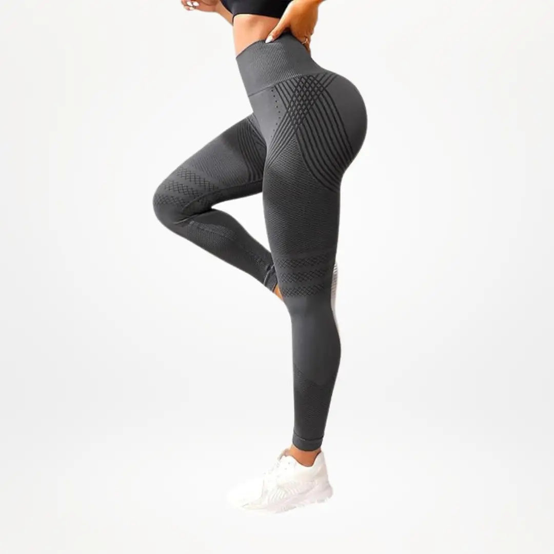 Leggings 3D VivaCuerpo™ - Gris Perla