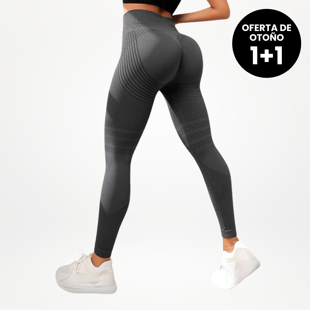 Leggings 3D VivaCuerpo™ - Gris Perla