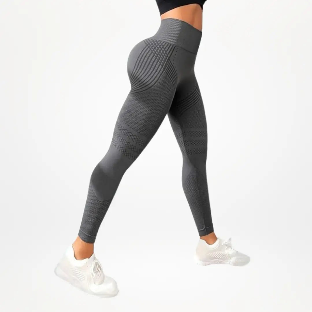 Leggings 3D VivaCuerpo™ - Gris Perla