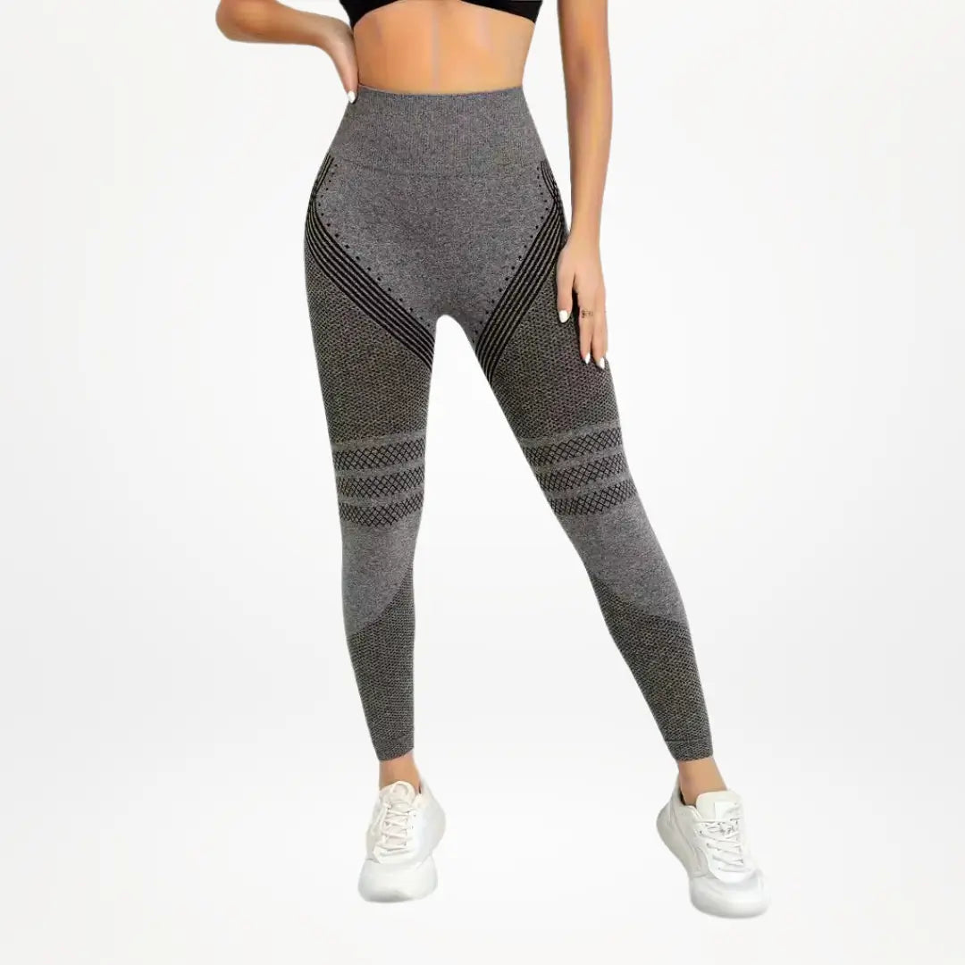 Leggings 3D VivaCuerpo™ - Gris Carbón